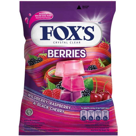 Fox's Crystal Clear Candy | Berries Flavored