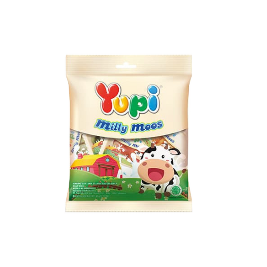 Yupi Jelly Milky Moos | 120g Pouch | Fun & Creamy Flavor