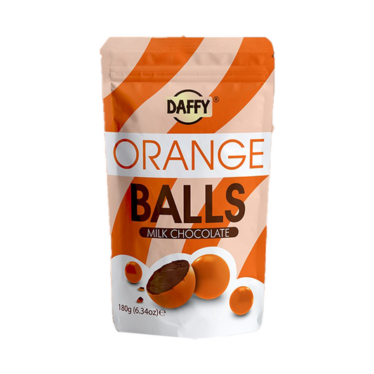 Daffy Orange Balls Milk Chocolate 180gm