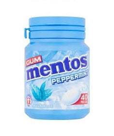 Mentos Gum | Pepper Mint | 40 Pcs Bottle