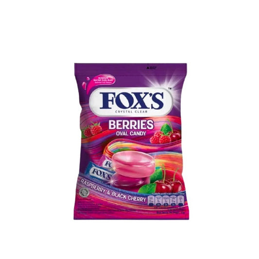 Fox’s Crystal Clear Berry Candy – Mixed Berry Flavored Sweets 125g Pakistan