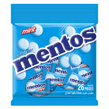 Mentos Mint Candy | Chewy Dragees | 70g Pouch | 26 Candies