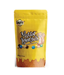 Daffy Nutty Loonies Pouch 180g | Crunchy Nuts in Smooth Milk Chocolate